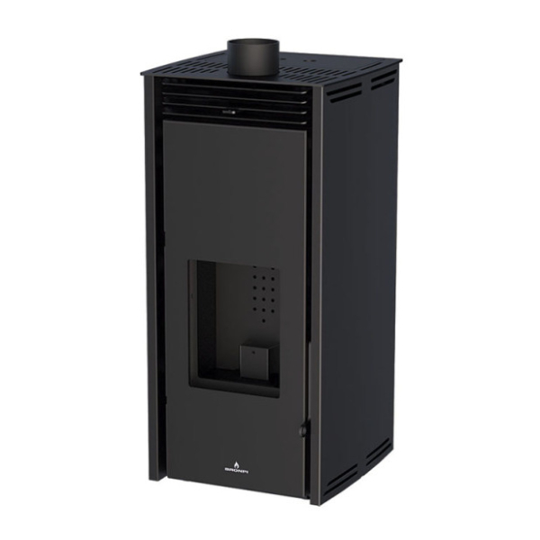 Estufa de pellet Bronpi Free 6 sin electricidad negro