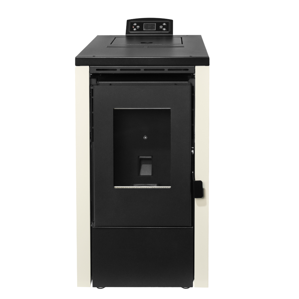 Estufa Pellets Elite 7 kW Eider Biomasa vista frontal Estufa Pellets Elite 7 kW Eider Biomasa vista frontal