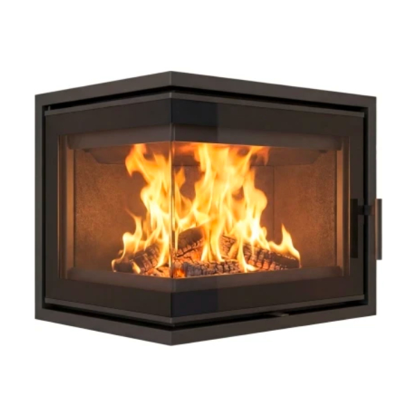 Hogar de leña EcoDesign Panadero cristal lateral izquierdo