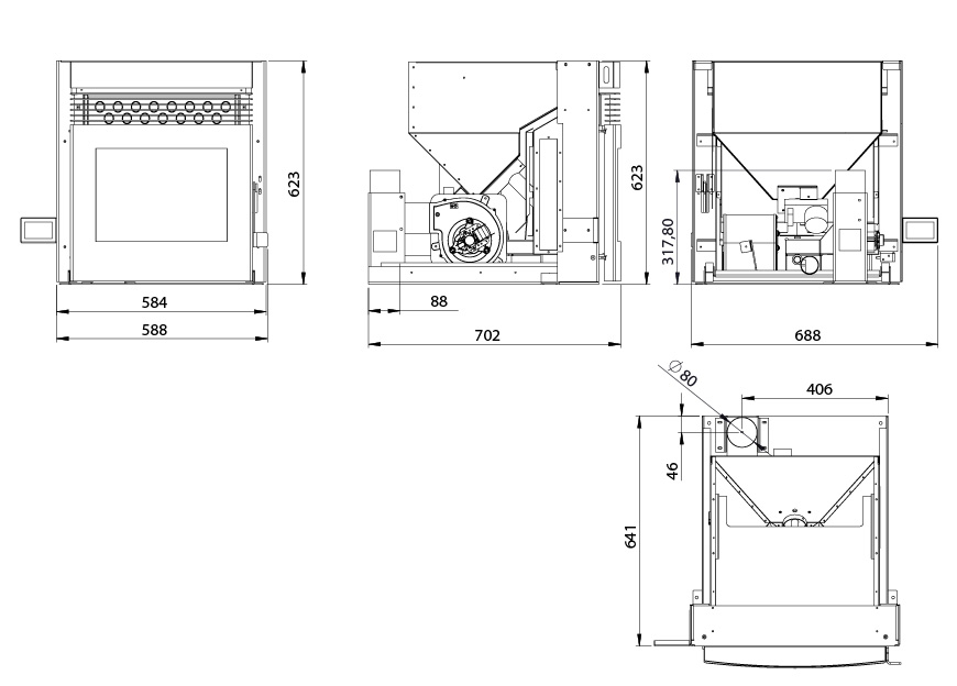 Plano Estufa INSERT 11 KW