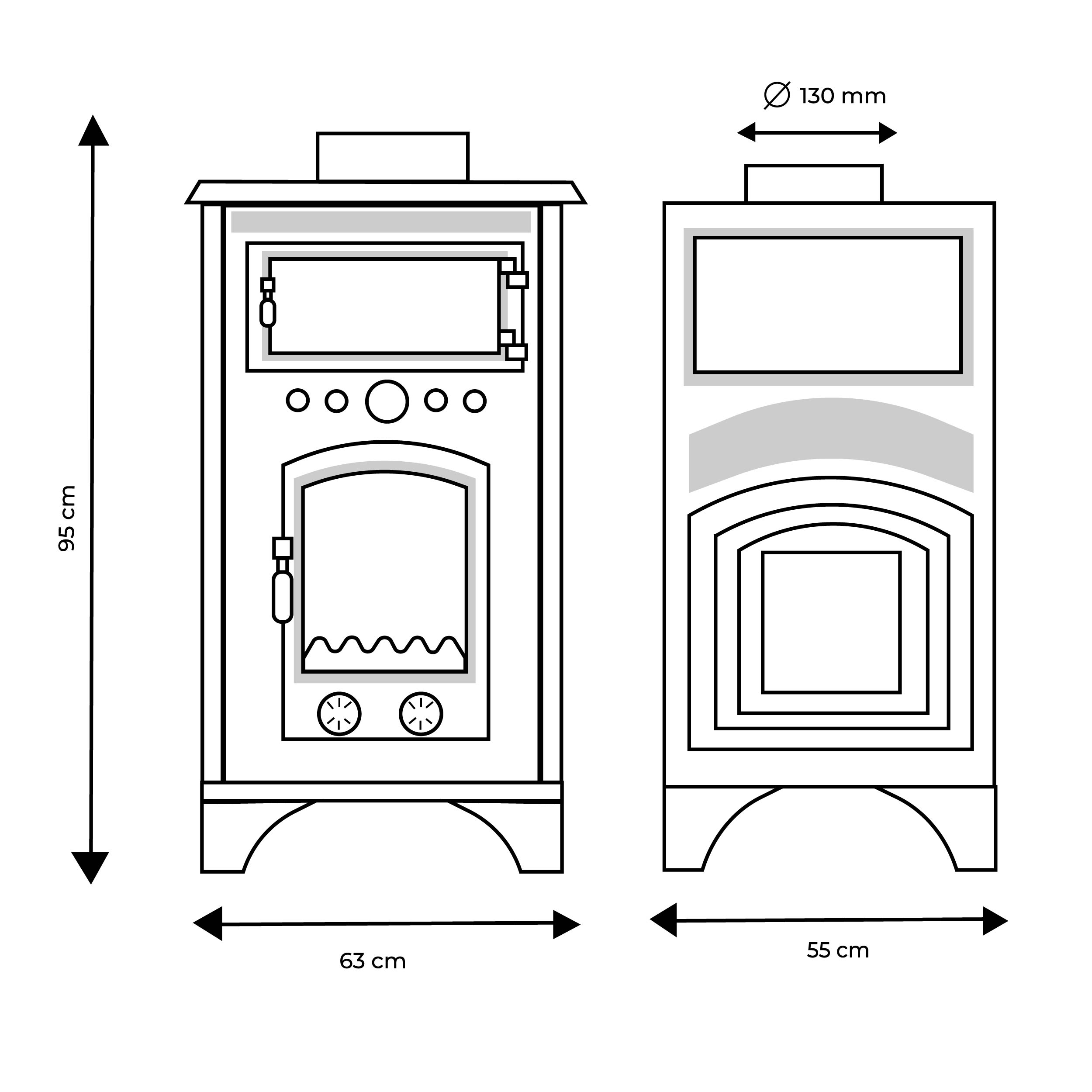 Plano medidas estufa Antares Iron