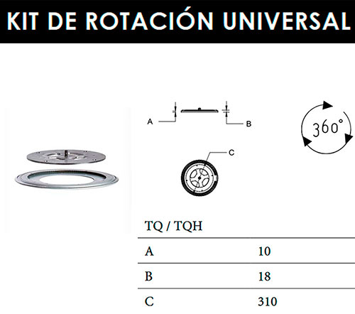 kit rotatorio para estufa tqh33 nestor martin