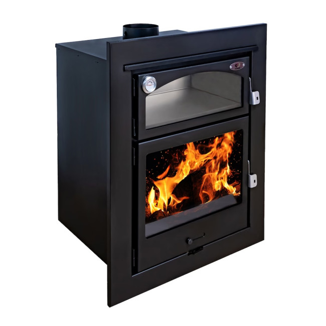 Estufa de leña Insertable con horno Aston