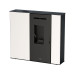 Estufa de pellet extraplana Lupe EcoDesign negra
