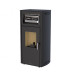 Estufa de pellet Noa EcoDesign con horno - Negra