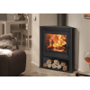 Lareira a lenha Faro EcoDesign para canto ambiente