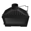Lareira a lenha Iron 90 com 2 faces vista superior