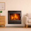 Lareira a lenha Insert Aurora Eco Iron 70 máxima calefação