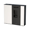 Estufa de pellet ultrafina Lupe EcoDesign branca