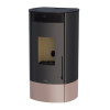 Estufa de pellet Mila com Wifi Bronpi cor nude
