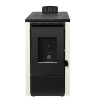 Estufa de Pellets Elite 7 kW Eider Biomassa vista frontal