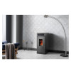 Estufa de pellets Leonora Hidro 24 KW da Eider Biomassa Ambiente