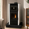 Estufa de pellets Olimpia com forno para casa