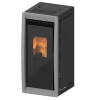 Estufa de pellets Papandayan 9 kW preta
