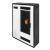 Estufa de Pellets Corredor 8 kW Canalizada Plus vista lateral