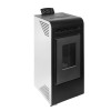 Estufa de Pellets Power 9 kW Eider Biomassa vista lateral