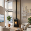 Estufa de Pellets Power 9 kW para vários ambientes