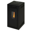 Termoestufa de pellets Kilauea de 14 kW preta