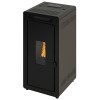 Termoestufa de pellets Sakura de 24 kW cinza