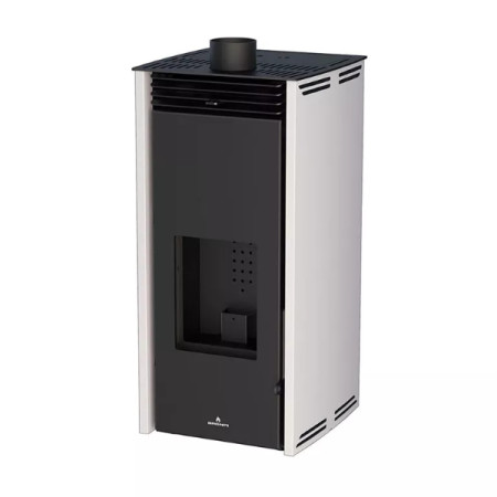 Estufa de pellet Bronpi Free 6 sin electricidad marfil