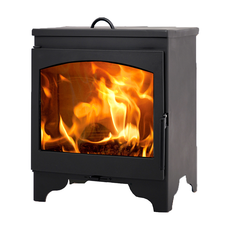 Estufa a lenha Panadero Oslo EcoDesign com forno e aquecedor de pratos